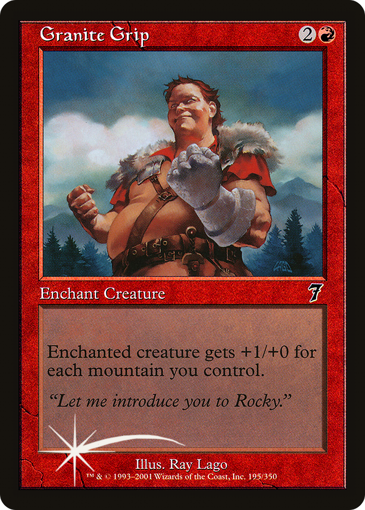 Granite Grip (7ED-195) [7th Edition] Foil