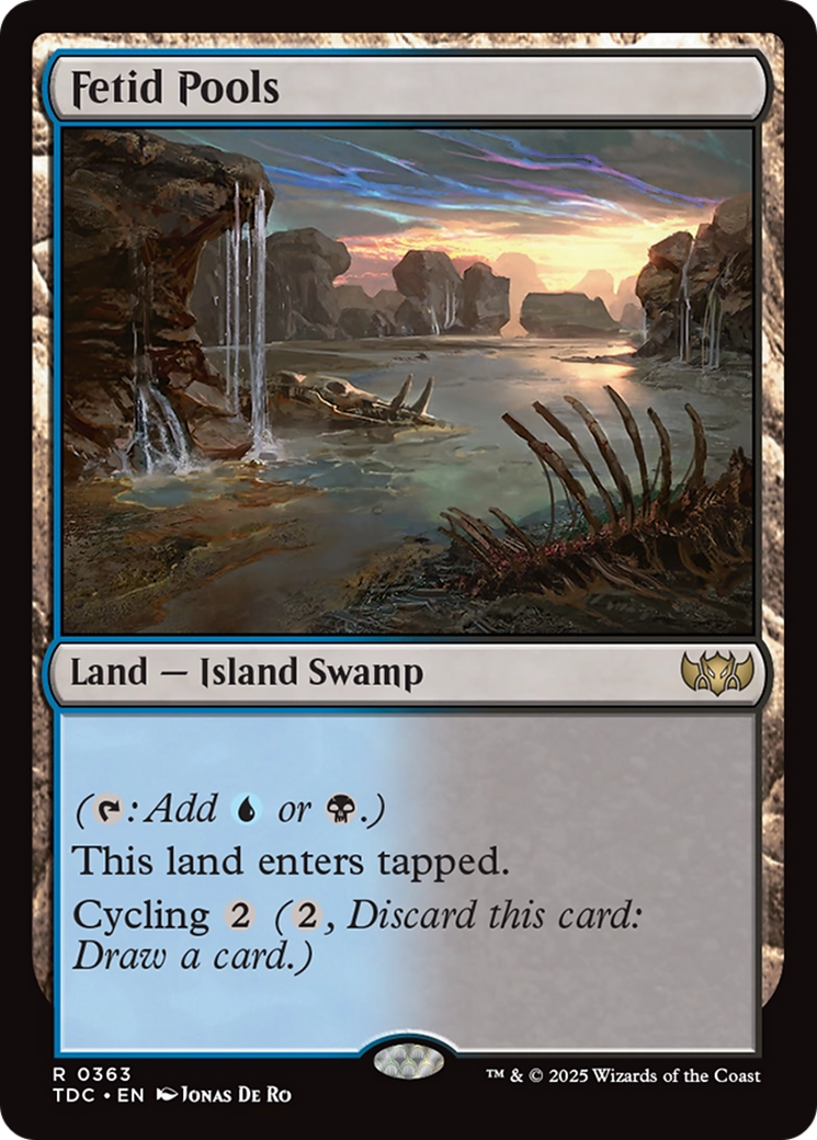Fetid Pools (TDC-363) [Commander: Tarkir: Dragonstorm]