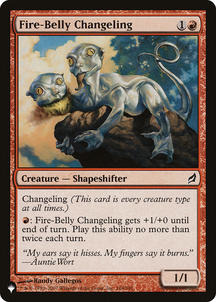 Fire-Belly Changeling (LIST-164) [The List]
