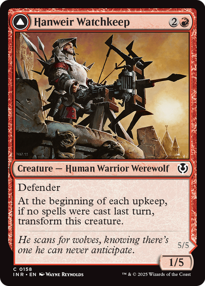 Hanweir Watchkeep (INR-158) [Innistrad Remastered]