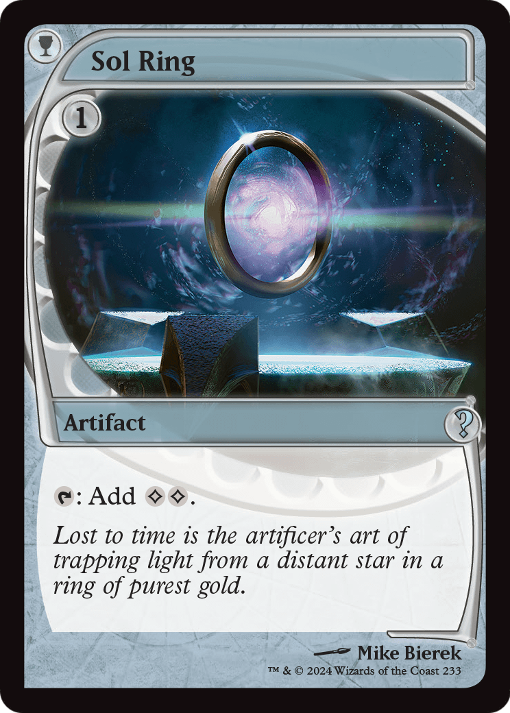 Sol Ring (Future Sight) (MB2-233) [Mystery Booster 2] Foil