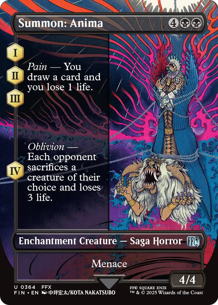 Summon: Anima (Borderless) (FIN-364) [FINAL FANTASY] Foil