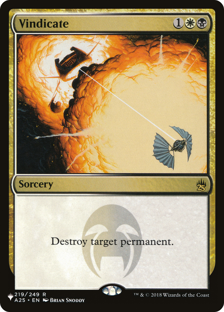 Vindicate (LIST-219/249) [The List]