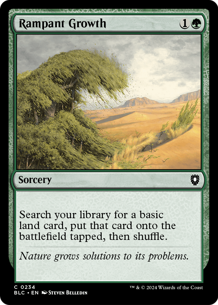 Rampant Growth (BLC-234) [Bloomburrow Commander]