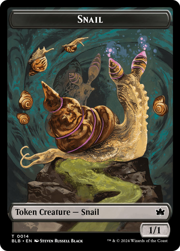 Snail Token (BLB-014) [Bloomburrow Tokens]