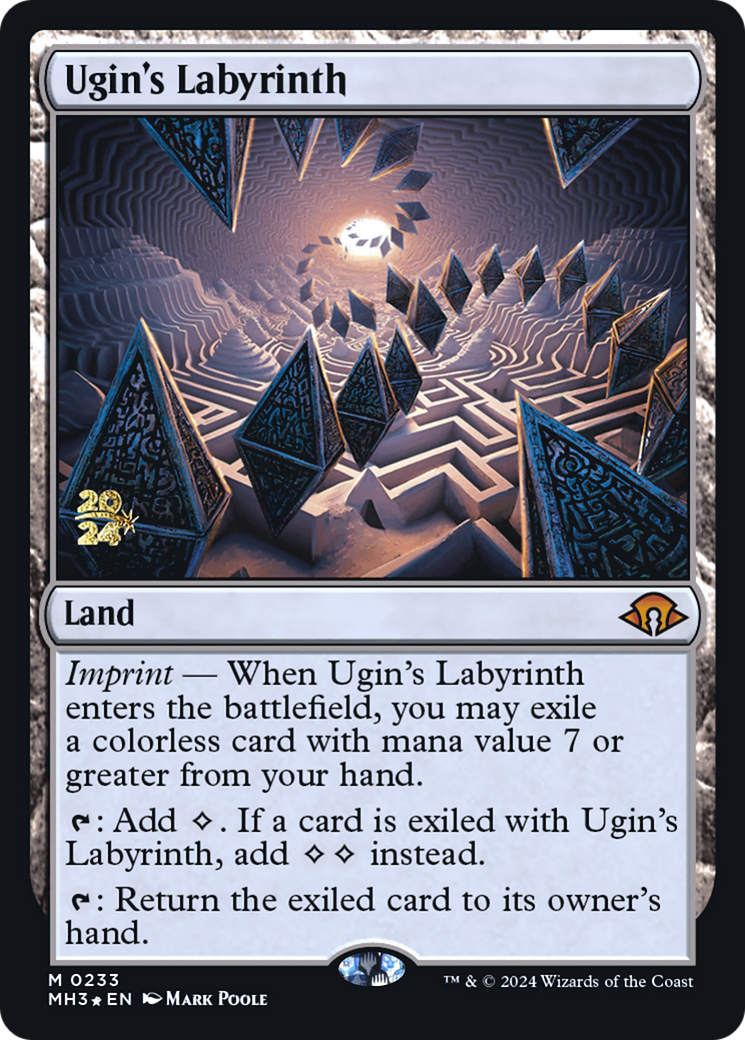 Ugin's Labyrinth (PRE-233) [Modern Horizons 3 Promos] Foil