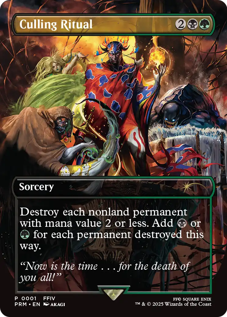Culling Ritual (WPN-001) (Borderless) [WPN & Gateway Promos] Foil