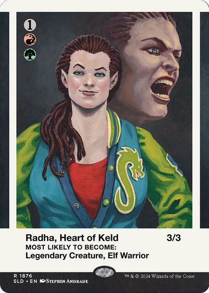 Radha, Heart of Keld (SLD-1876) (Borderless) [Secret Lair Drop]