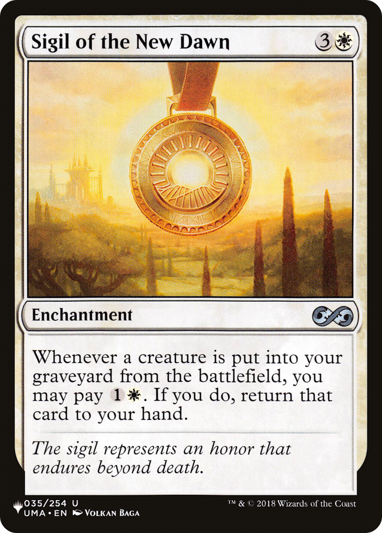 Sigil of the New Dawn (LIST-035/254) [The List]