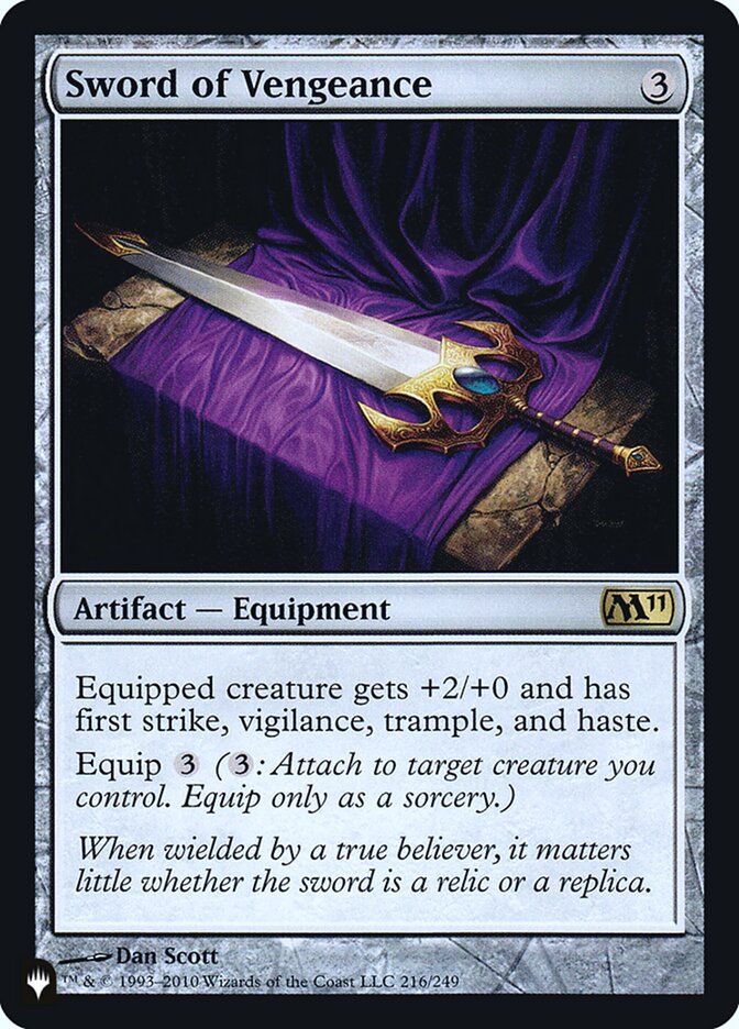 Sword of Vengeance [The List]