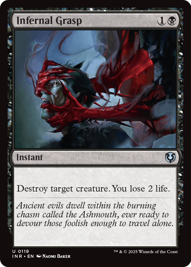 Infernal Grasp (INR-119) [Innistrad Remastered] Foil