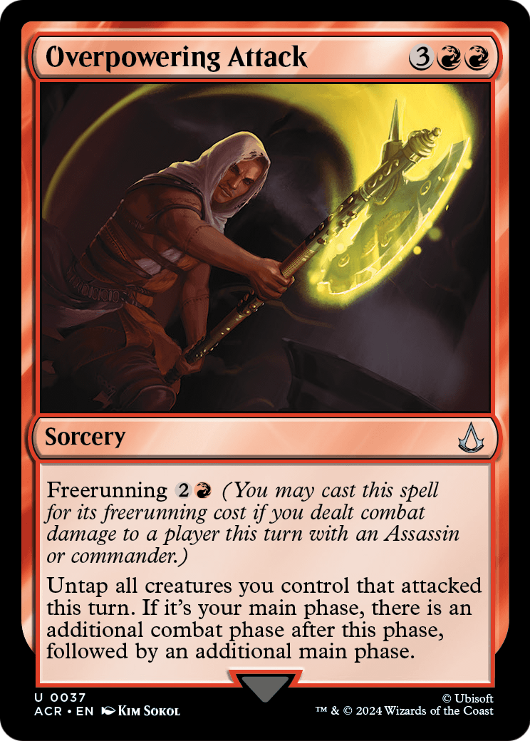 Overpowering attack (ACR-037) [Assassin's Creed] Foil