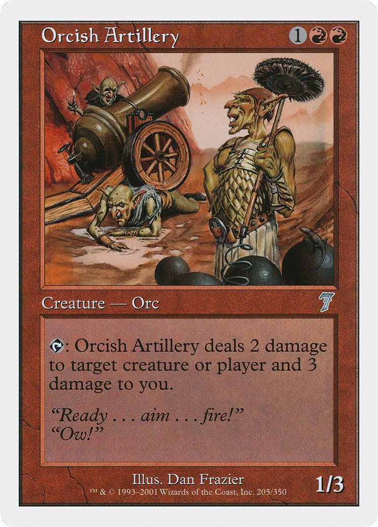 Orcish Artillery (7ED-205) [7th Edition]