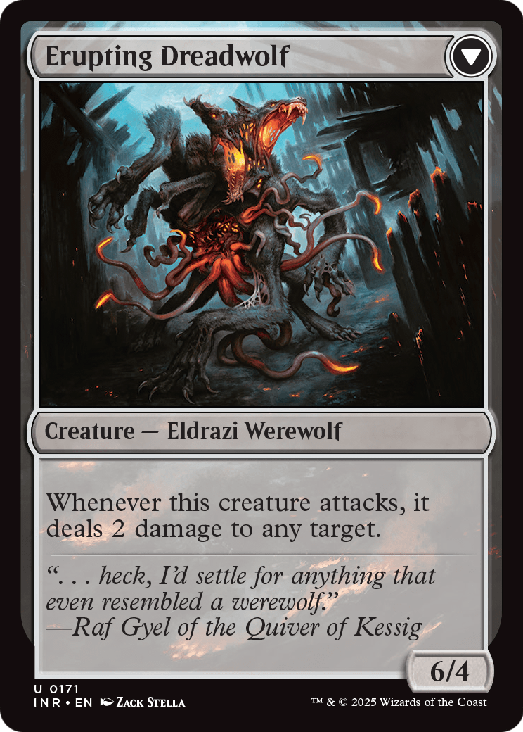 Smoldering Werewolf (INR-171) [Innistrad Remastered] Foil