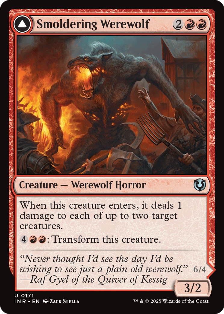 Smoldering Werewolf (INR-171) [Innistrad Remastered]