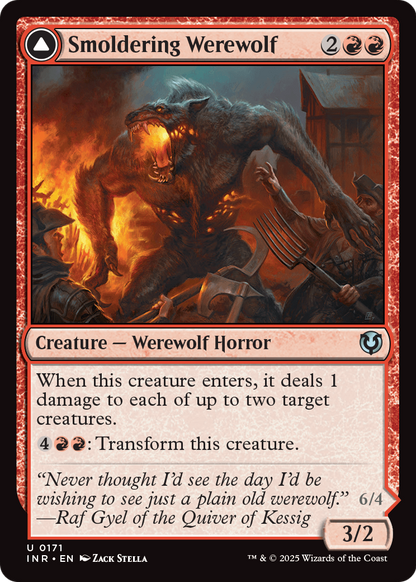 Smoldering Werewolf (INR-171) [Innistrad Remastered]
