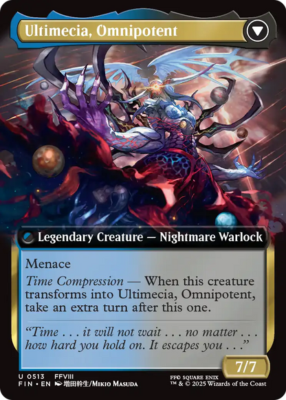 Ultimecia, Time Sorceress (Extended Art) (FIN-513) [FINAL FANTASY] Foil