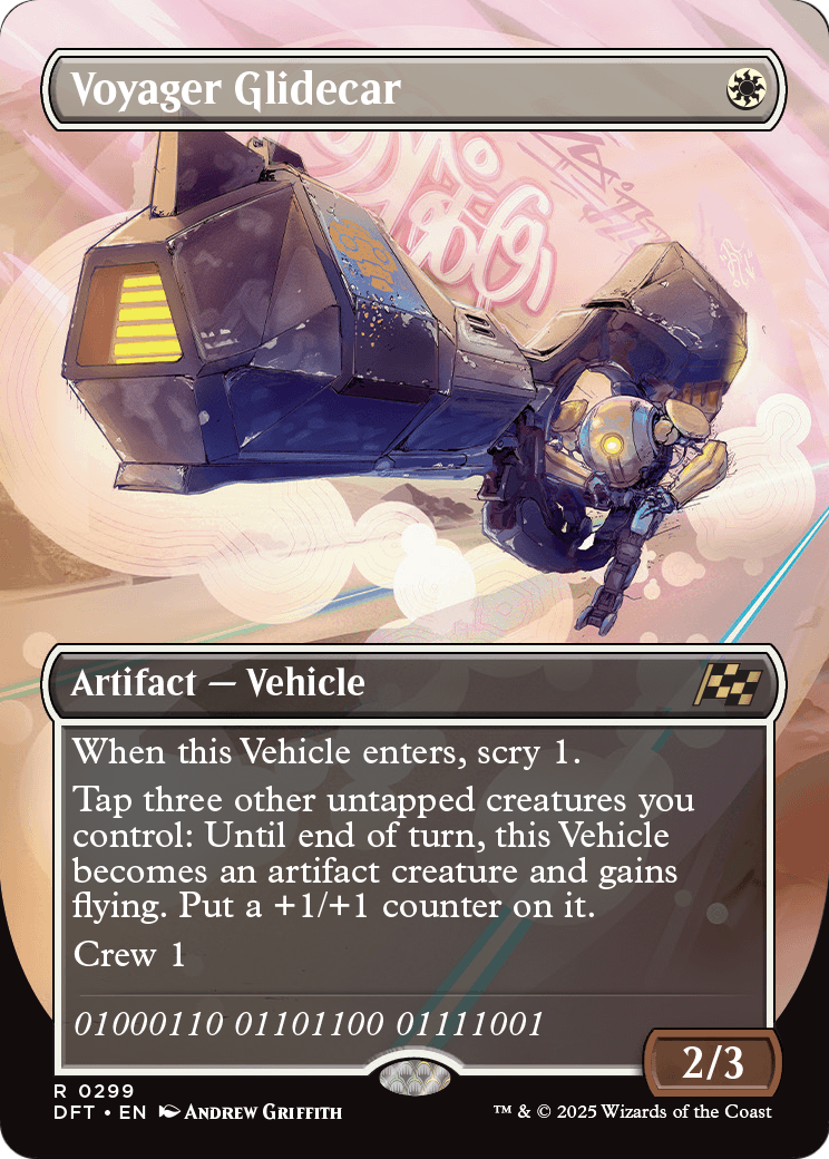 Voyager Glidecar (Borderless) (DFT-299) [Aetherdrift]