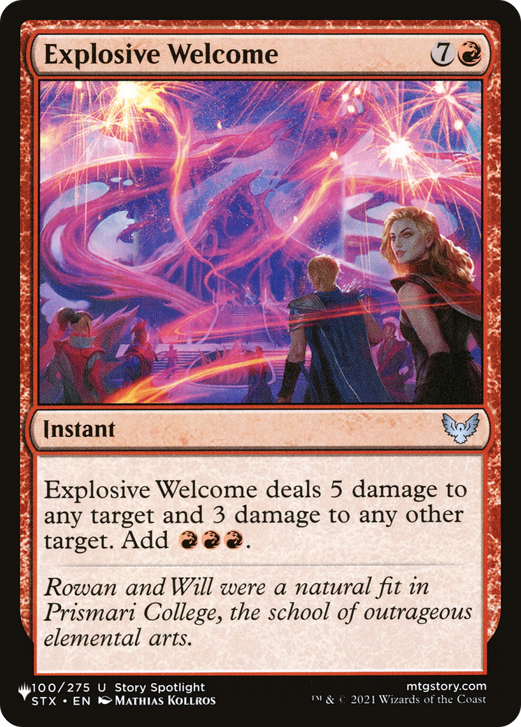 Explosive Welcome (LIST-100/275) [The List]