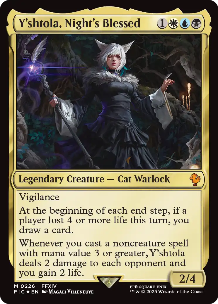 Y'shtola, Night's Blessed (Surge Foil) (FIC-226) [Commander: FINAL FANTASY] Foil