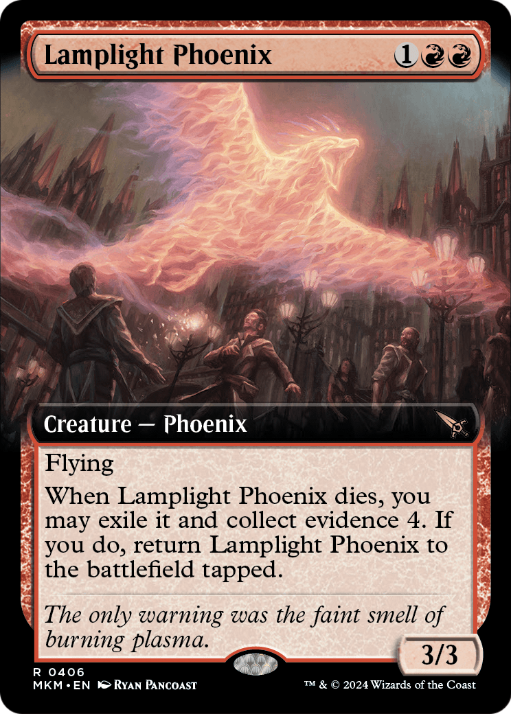 Lamplight Phoenix (Extended Art) [Murders at Karlov Manor]