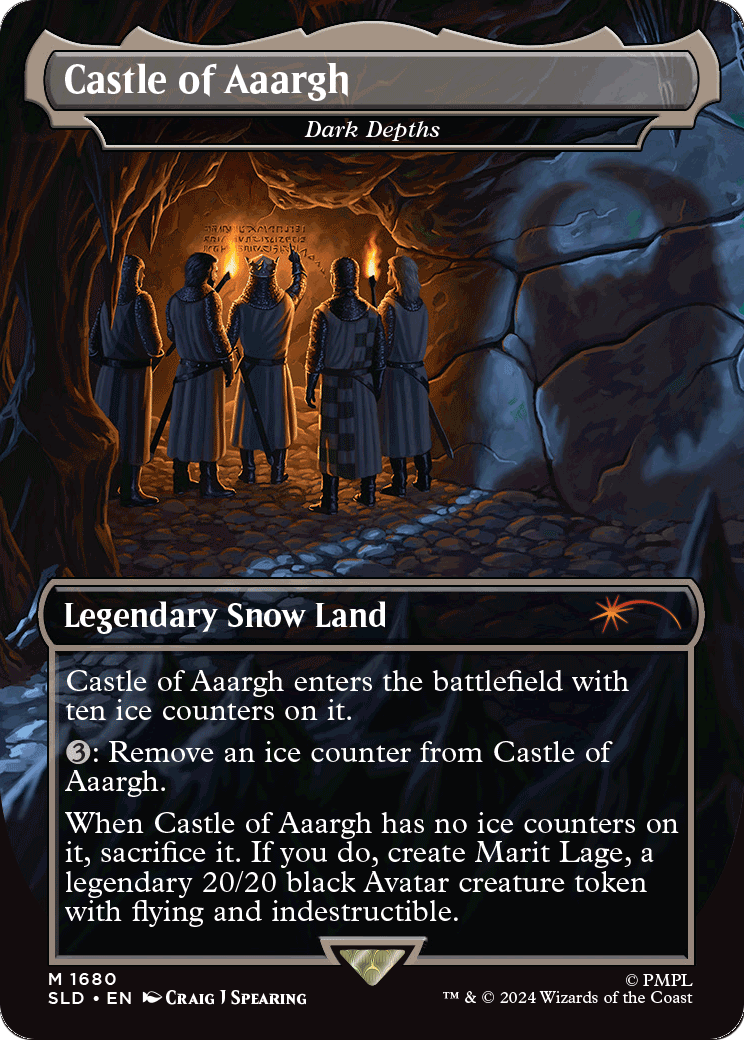 Castle of Aaargh - Dark Depths (SLD-1680) (Borderless) [Secret Lair Drop] Foil