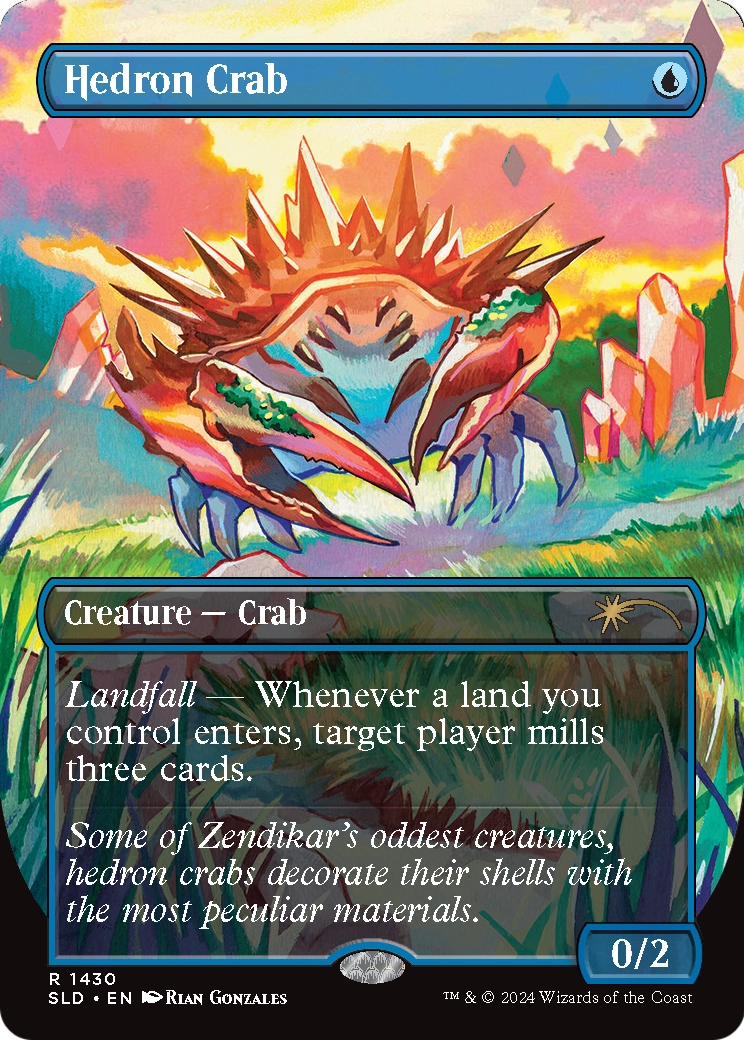 Hedron Crab (SLD-1430) (Borderless) [Secret Lair Drop]