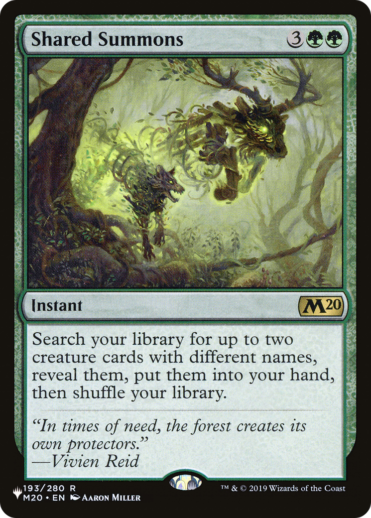 Shared Summons (LIST-193/280) [The List]
