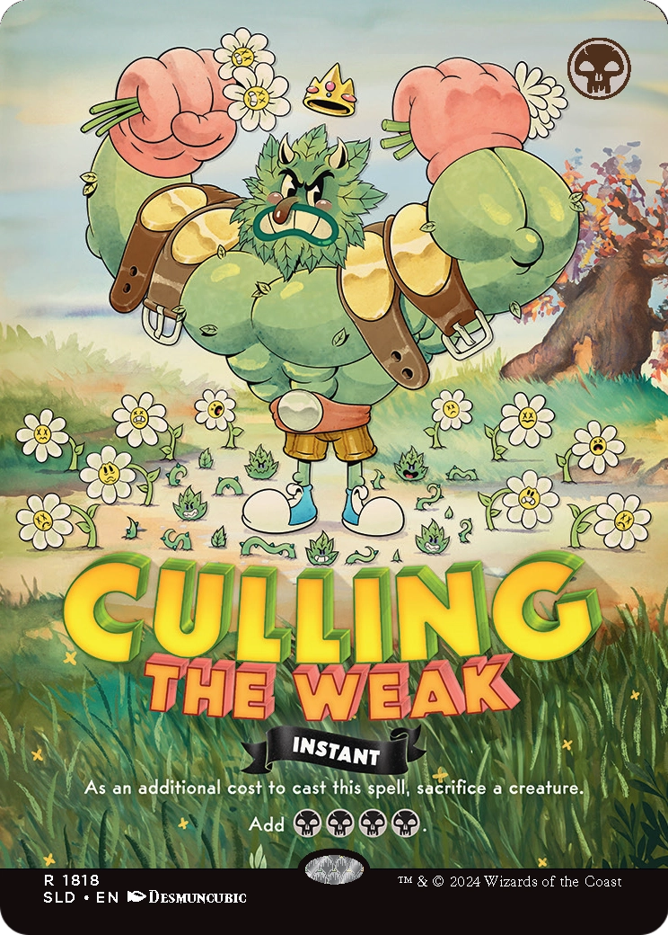 Culling the Weak (SLD-1818) (Borderless) [Secret Lair Drop]