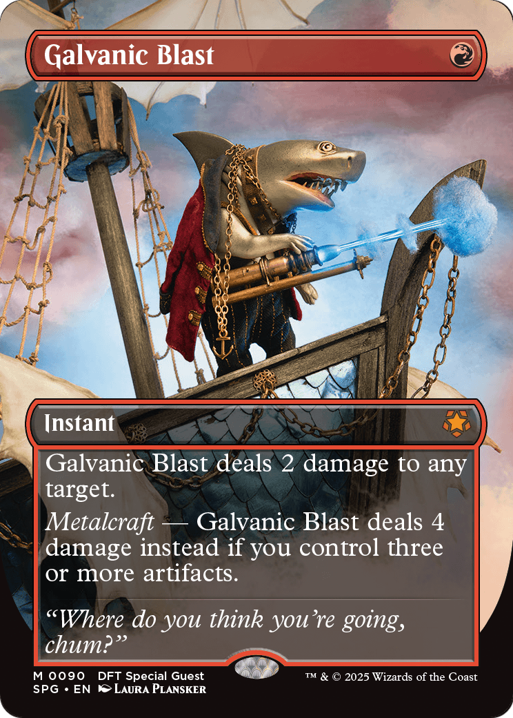 Galvanic Blast (Borderless) (SPG-090) [Special Guests] Foil