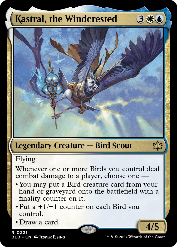 Kastral, the Windcrested (BLB-221) [Bloomburrow]