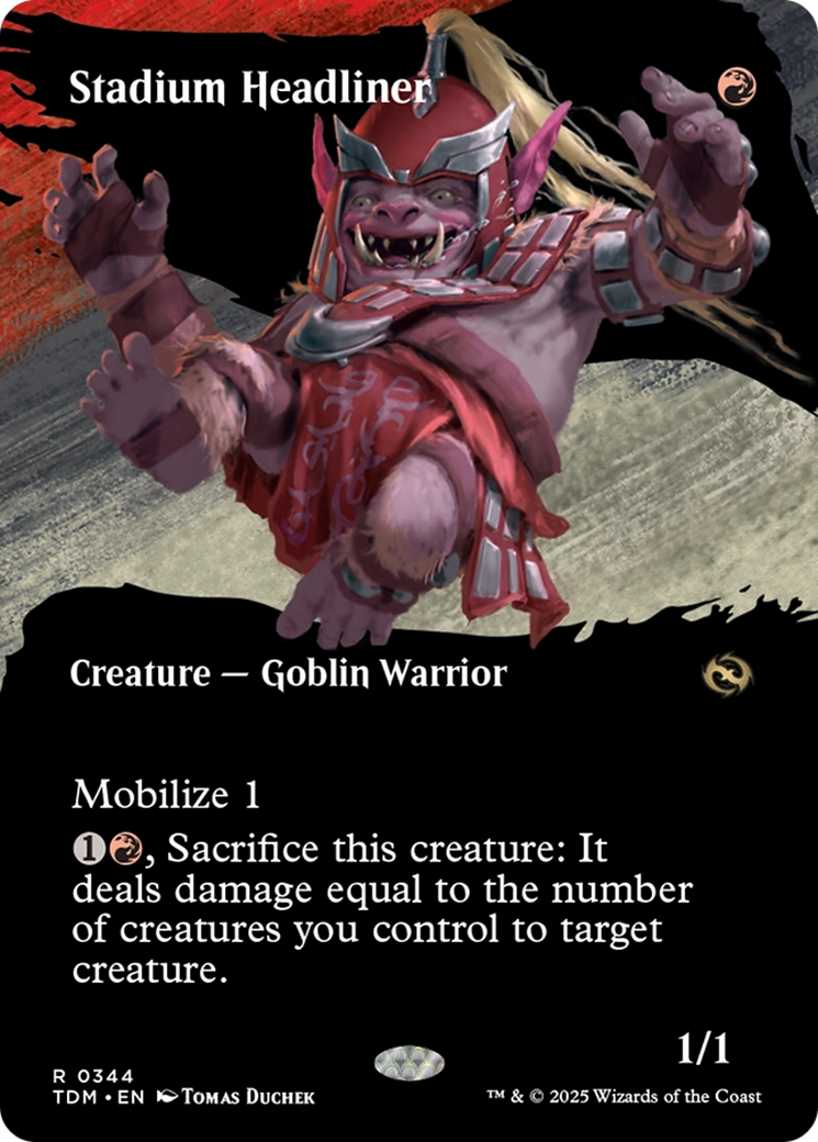 Stadium Headliner (Borderless) (TDM-344) (Showcase) [Tarkir: Dragonstorm]