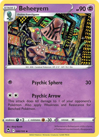 Beheeyem (080/195) [Sword & Shield: Silver Tempest]