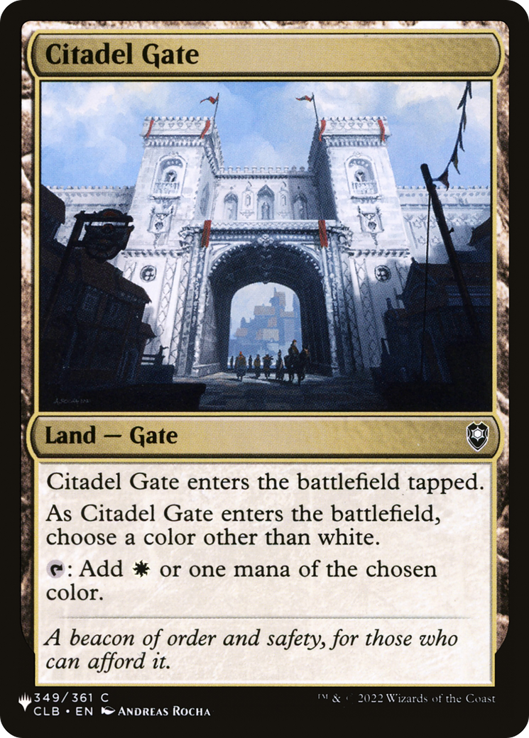 Citadel Gate [The List]