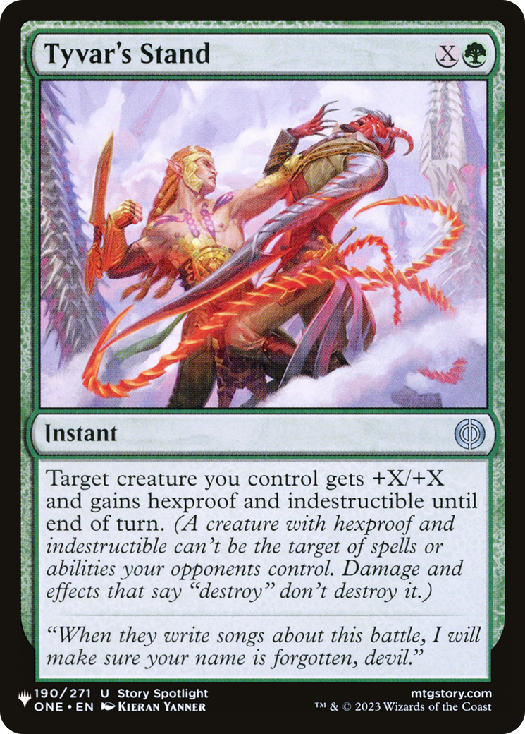 Tyvar's Stand (LIST-190/271) [The List]