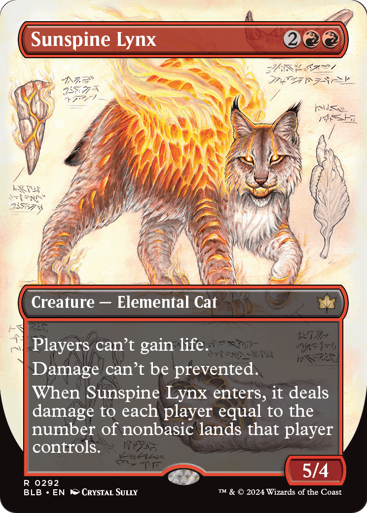 Sunspine Lynx (Borderless) (BLB-292) [Bloomburrow]