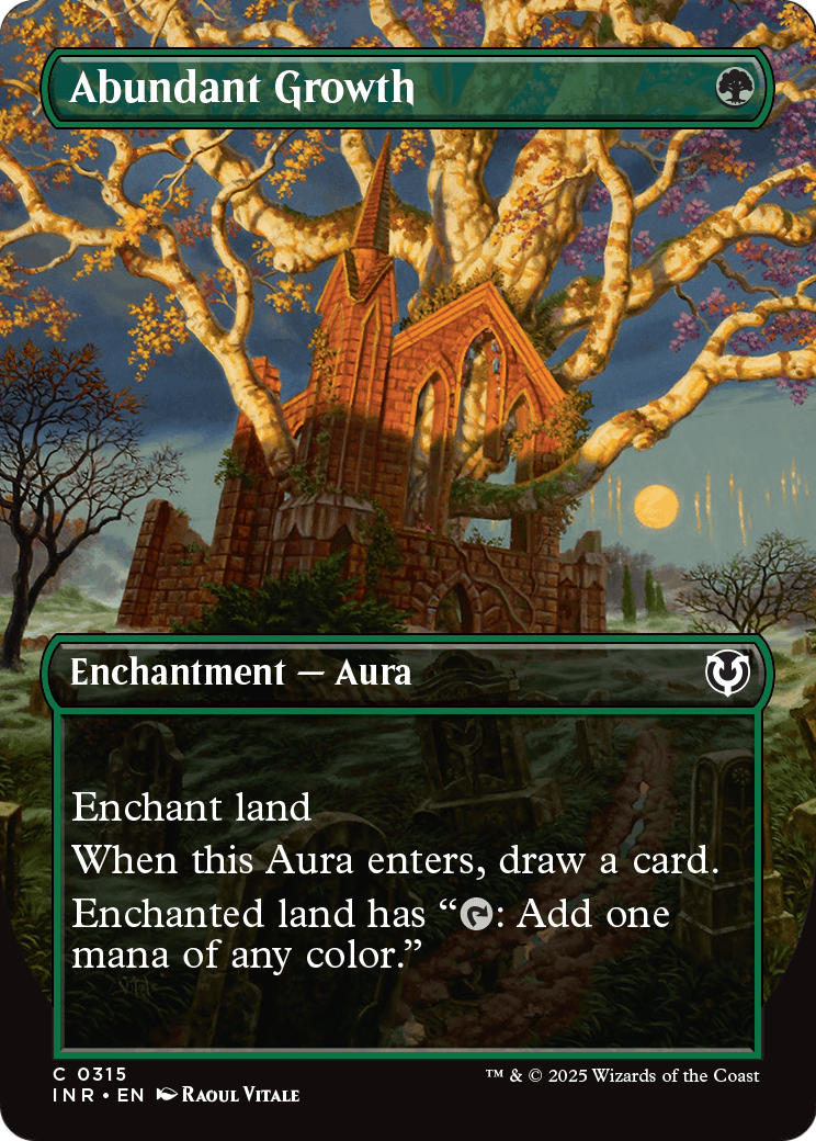 Abundant Growth (Borderless) (INR-315) [Innistrad Remastered] Foil