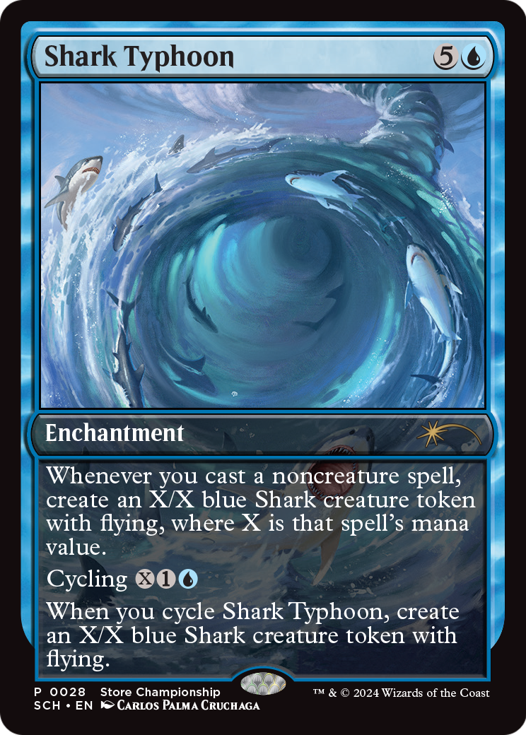 Shark Typhoon (GAME-028) [Store Championships] Foil