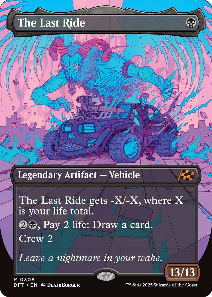 The Last Ride (Borderless) (DFT-308) [Aetherdrift] Foil