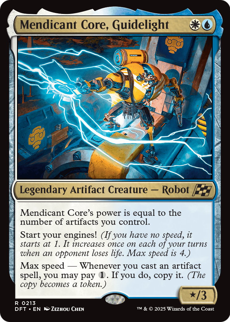 Mendicant Core, Guidelight (DFT-213) [Aetherdrift] Foil