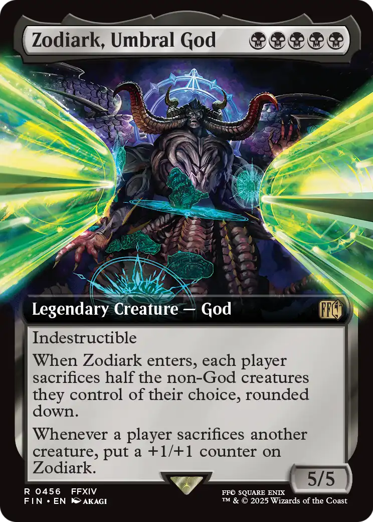 Zodiark, Umbral God (Extended Art) (FIN-456) [FINAL FANTASY] Foil