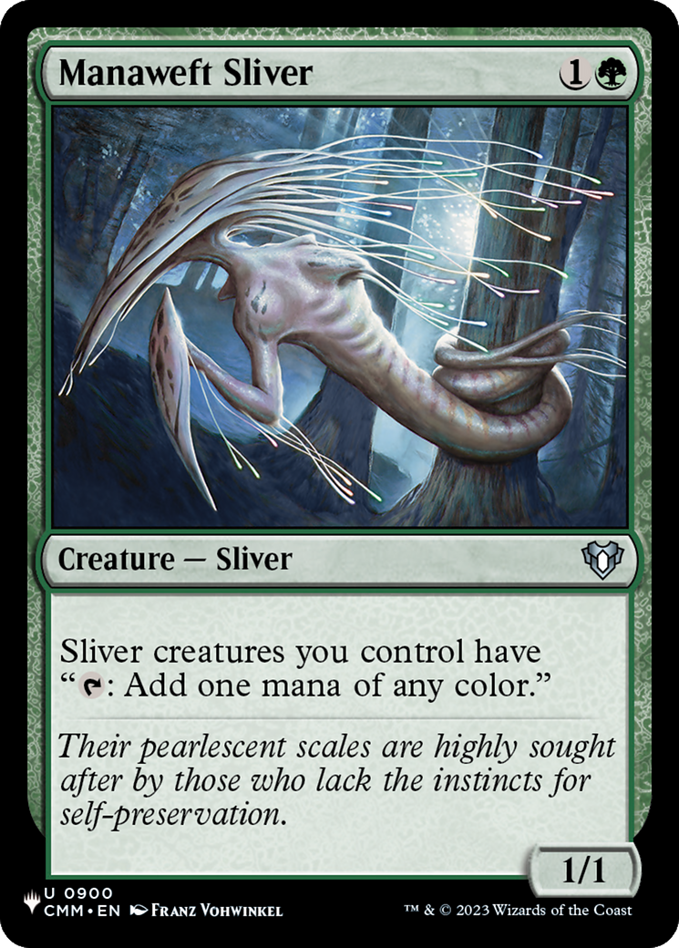 Manaweft Sliver (CMM) (LIST-900) [The List]