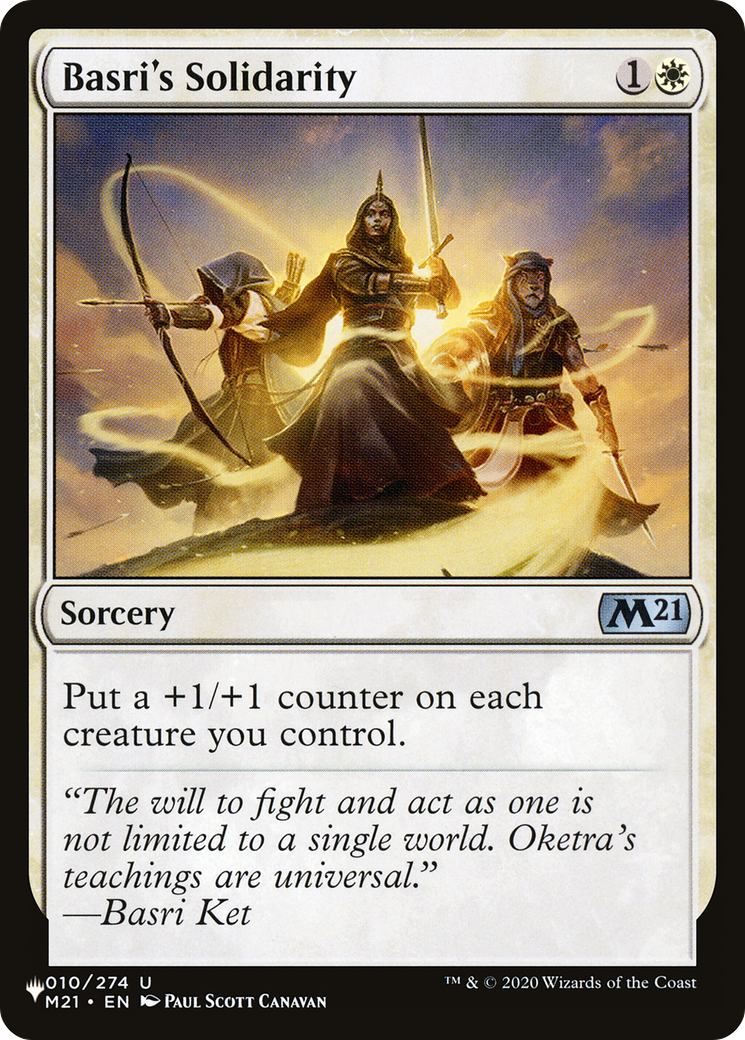 Basri's Solidarity (LIST-010/274) [The List]