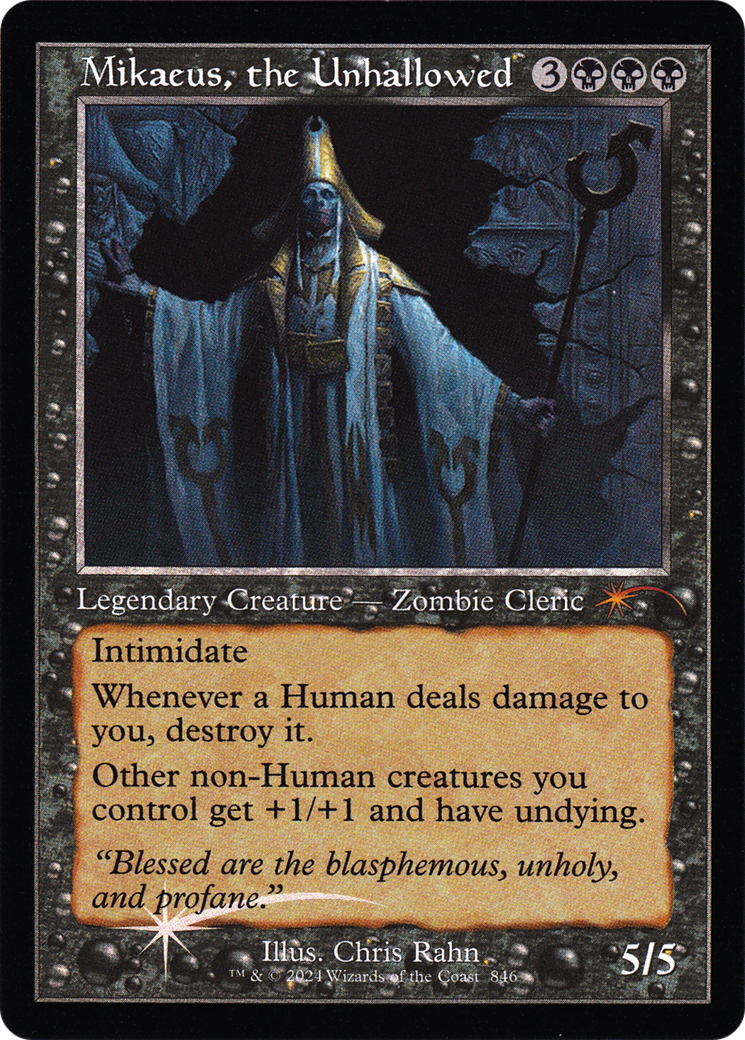Mikaeus, the Unhallowed (Retro Frame) (SLD-846) [Secret Lair Drop] Foil