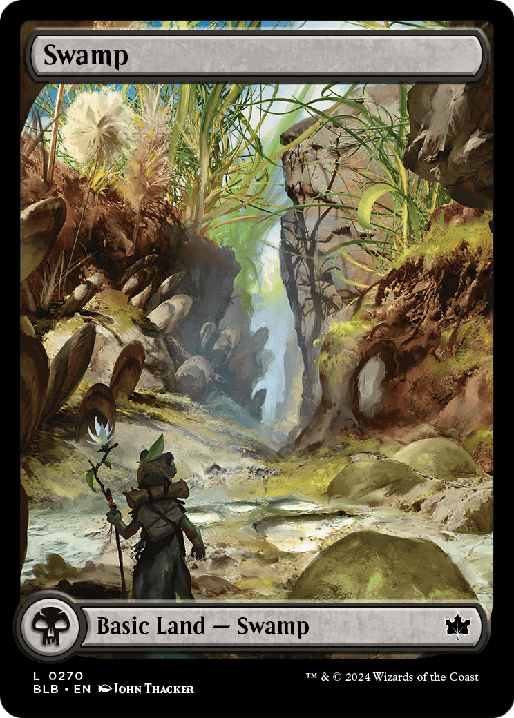 Swamp (BLB-270) [Bloomburrow] Foil