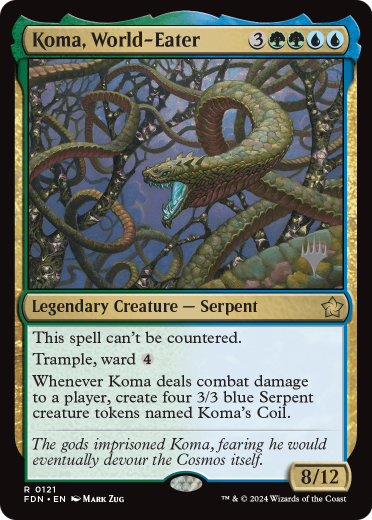 Koma, World-Eater (PPDFT-121) [Promo Pack: Aetherdrift]