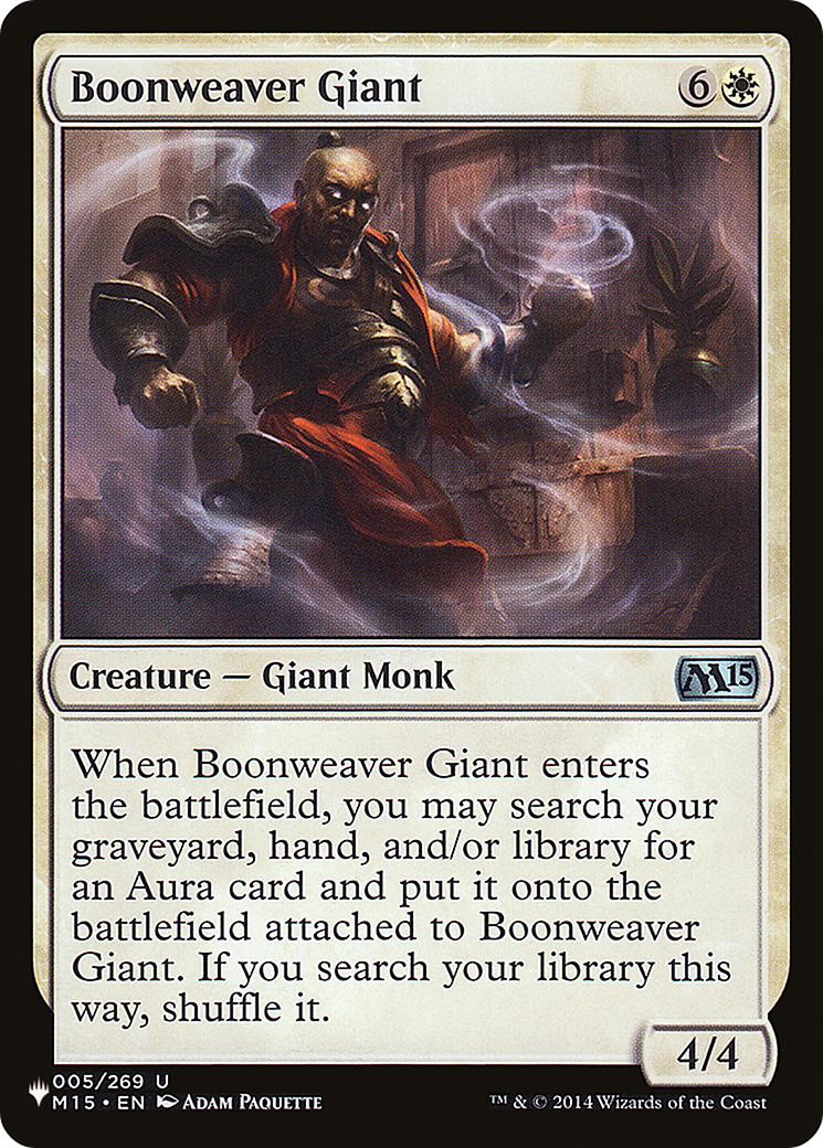 Boonweaver Giant (LIST-005/269) [The List]
