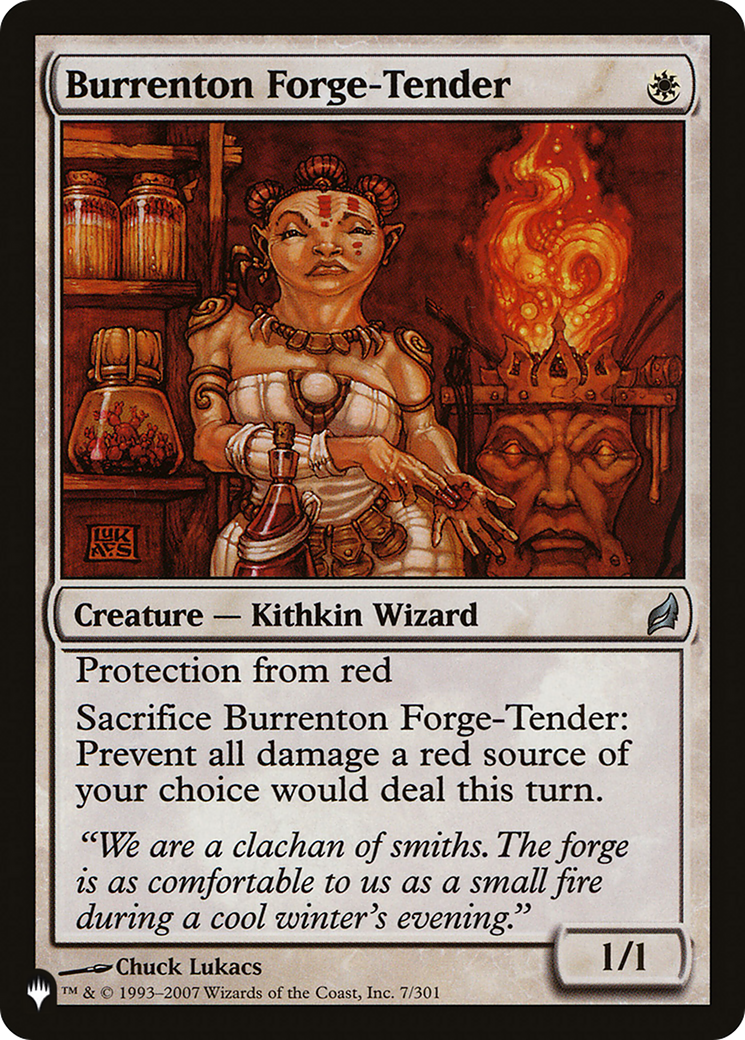 Burrenton Forge-Tender (LIST-7/301) [The List]