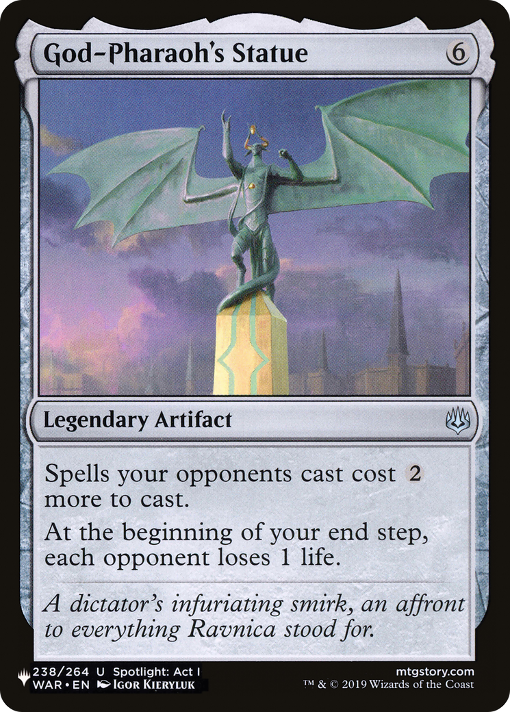 God-Pharaoh's Statue (LIST-238/264) [The List]