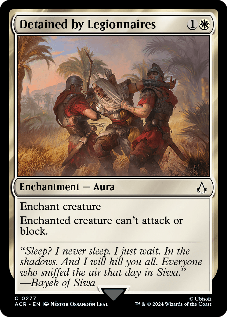 Detained by Legionnaires (ACR-277) [Assassin's Creed] Foil